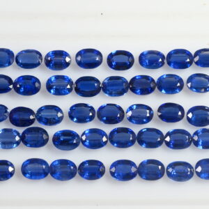 Natural Kyanite Faceted Oval Cut Gemstone