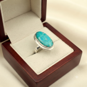Mohave Turquoise Ring Gemstone Gift For Her