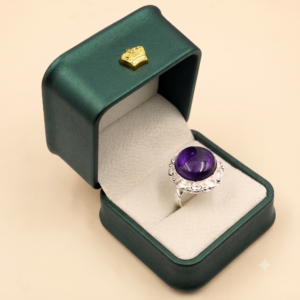 Amethyst Ring Gemstone Gift For Her
