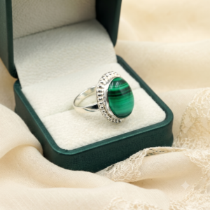 Amazing Malachite Ring Gemstone Gift For Her