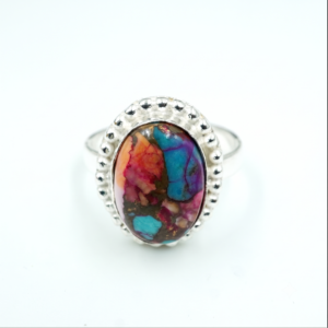 Ultimate Pink Turquoise Ring Gemstone Gift For Her