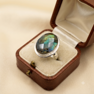 Beautiful Multi Labradorite Ring, Gift For Her
