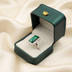 Amazing Malachite Ring Gemstone Gift For Her