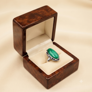 Beautiful Malachite Ring Gemstone Gift For Her