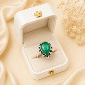 Amazing Malachite Ring Gemstone Gift For Her